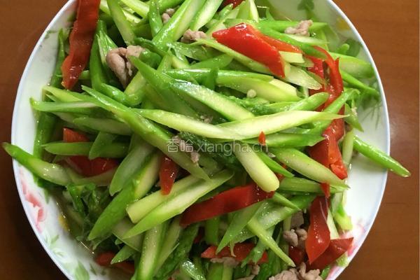 辣椒炒芦笋的做法图解9