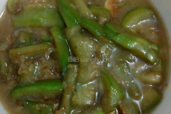 蒜蓉丝瓜的做法图解3