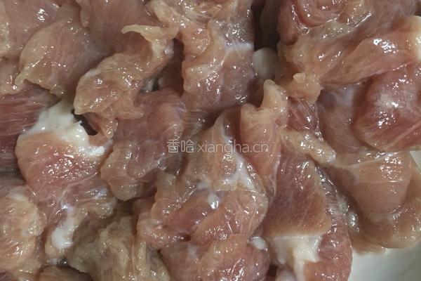 花菜炒肉片的做法图解6