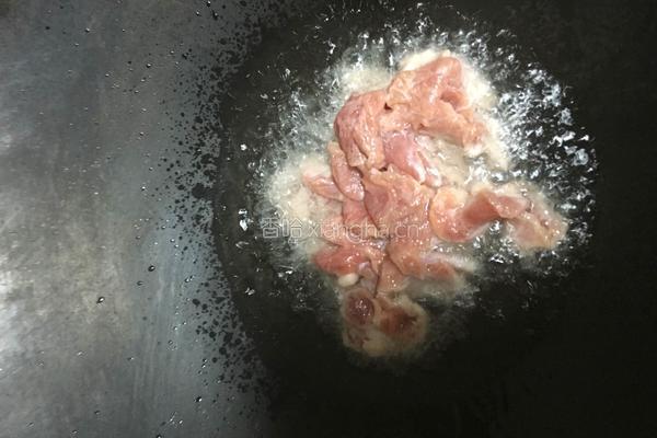 花菜炒肉片的做法图解7