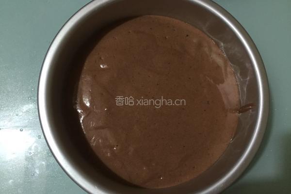 六寸可可戚风蛋糕的做法图解13