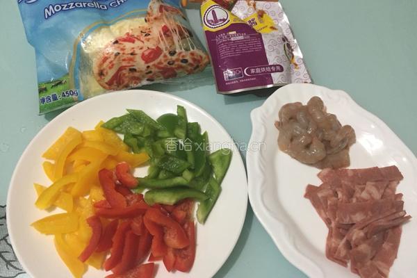 鲜虾培根披萨（九寸）的做法图解10