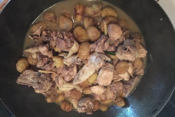 板栗烧鸡的做法图解5