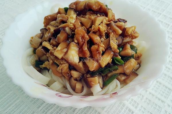 香菇鸡蛋打卤面的做法图解8