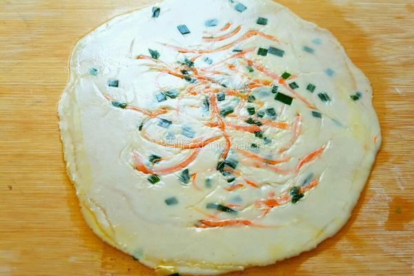 胡萝卜葱油饼的做法图解9