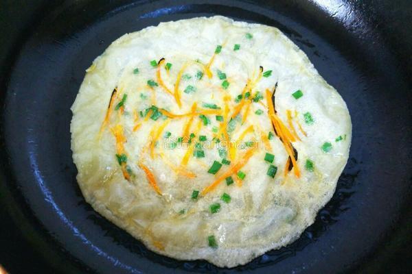 胡萝卜葱油饼的做法图解10