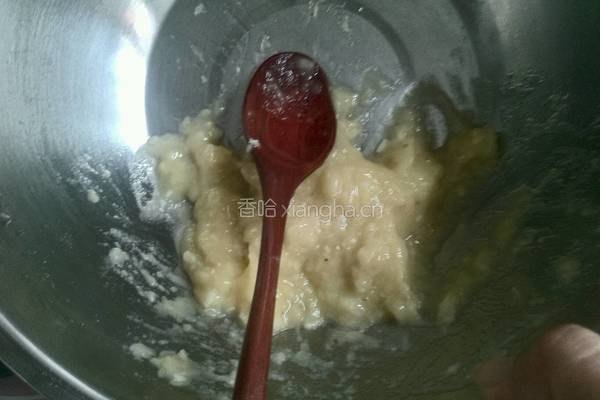 早餐～～爱心香蕉鸡蛋饼的做法图解2