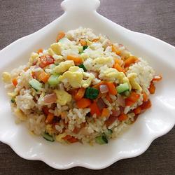 南瓜蛋炒饭的做法[图]