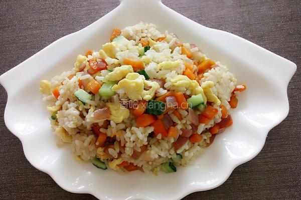 南瓜蛋炒饭