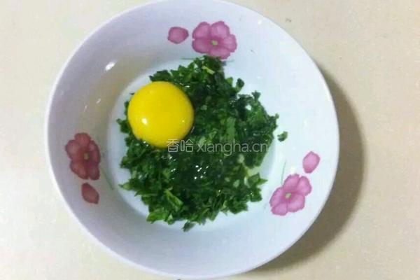 空心菜饼的做法图解4