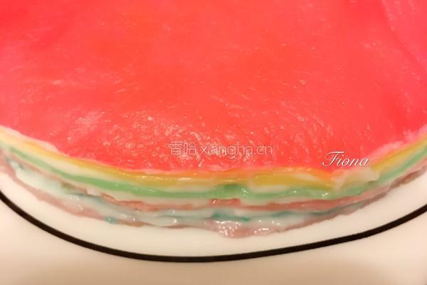 Rainbow Multilayer Cake的做法图解10