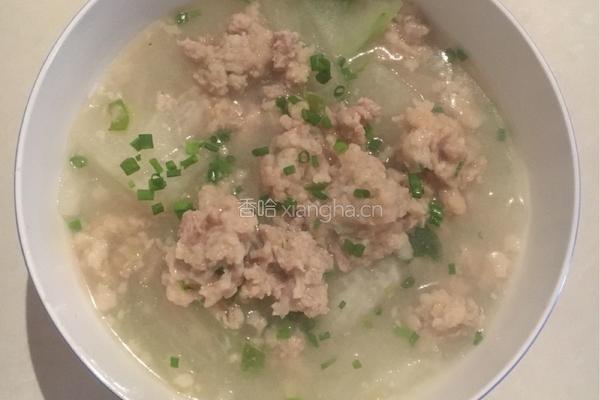 丸子冬瓜汤的做法图解6