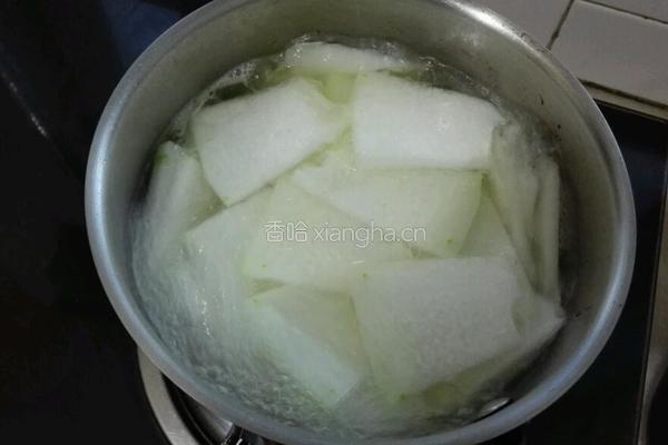 肉丸子冬瓜汤的做法图解4