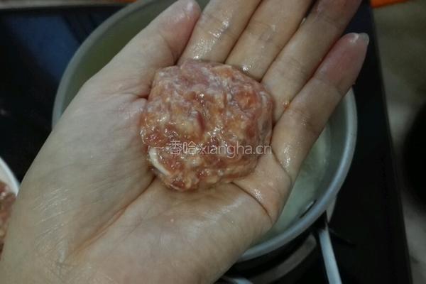 肉丸子冬瓜汤的做法图解5