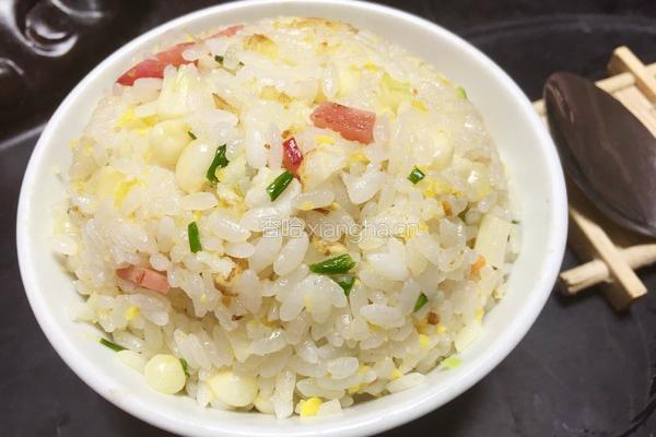 玉米炒饭的做法图解8