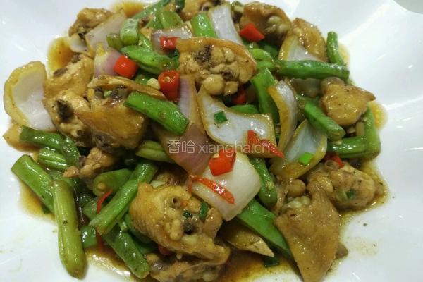 鸡翼炒四季豆的做法图解5