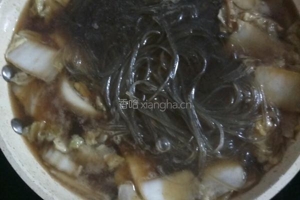 白菜粉丝汤的做法图解6