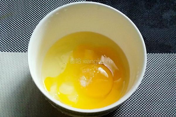 紫苏虾米鸡蛋饼的做法图解2