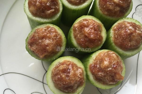 蒜蓉粉丝丝瓜酿的做法图解9