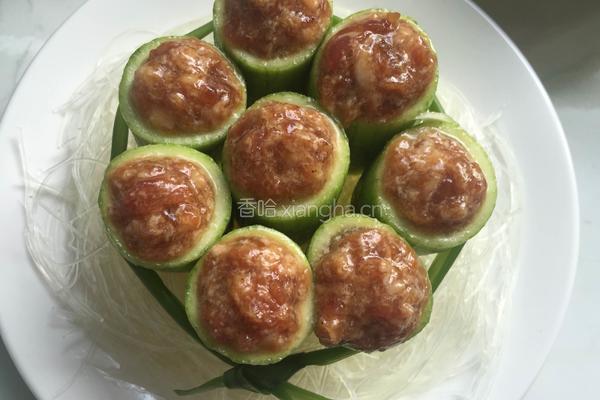 蒜蓉粉丝丝瓜酿的做法图解12