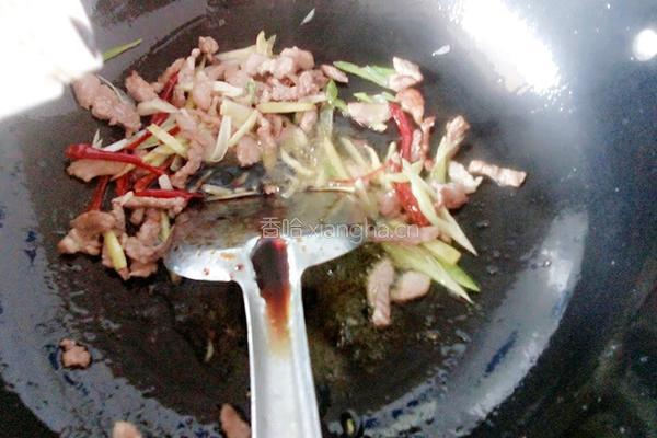 肉丝茄片的做法图解5
