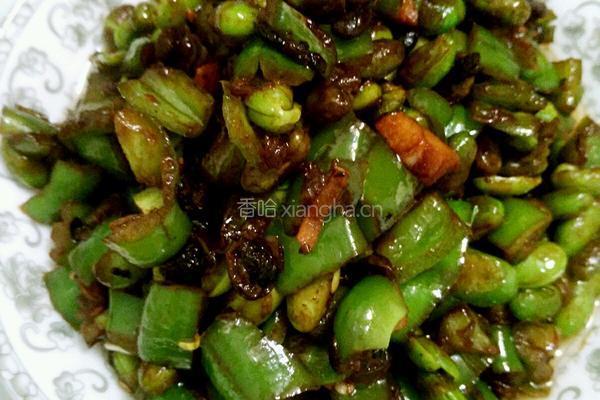 毛豆米炒辣椒的做法图解6