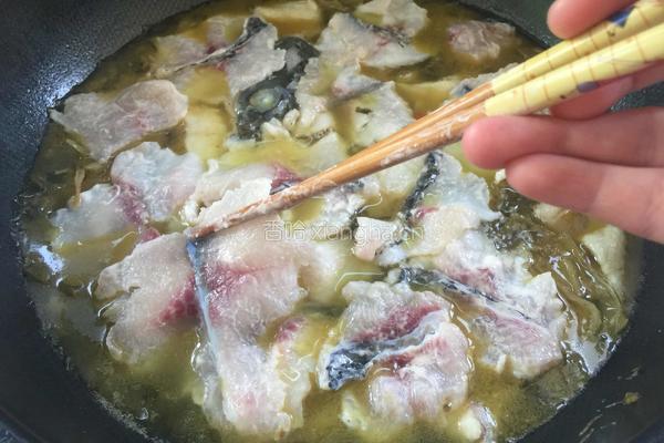 酸菜片片鱼的做法图解17