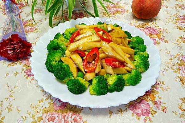 素炒杏鲍菇的做法图解5