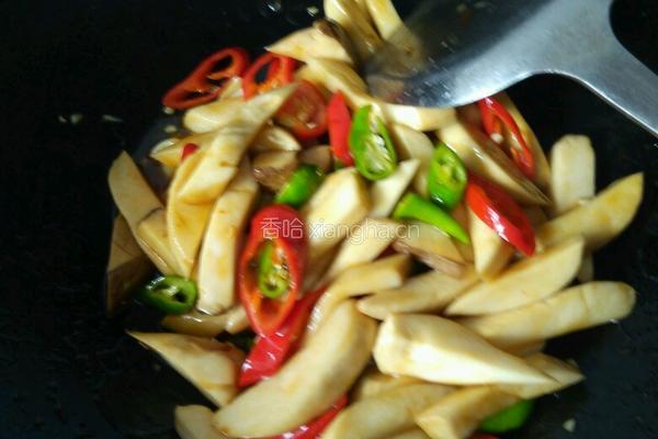 素炒杏鲍菇的做法图解4