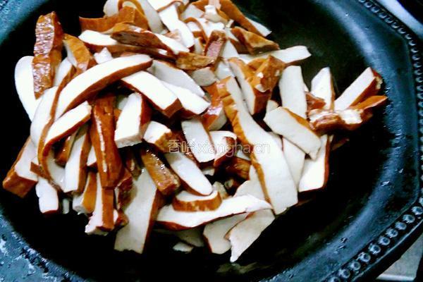 香炒豆干的做法图解6
