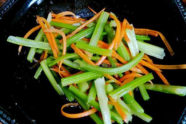 香炒豆干的做法图解8