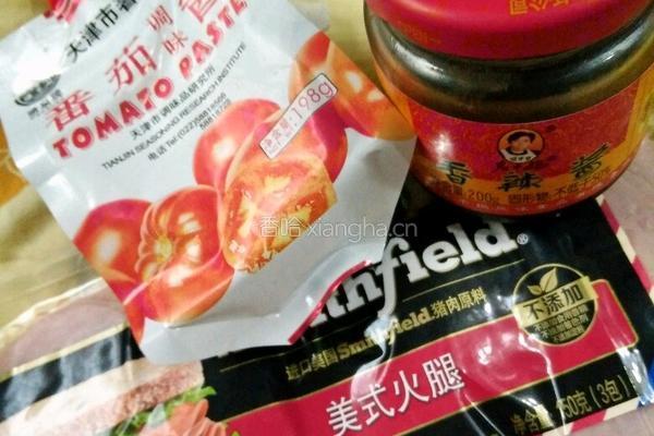 老干妈酱炒年糕的做法图解2