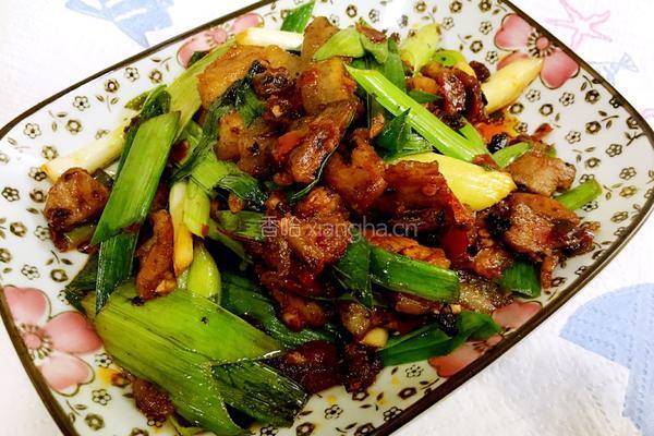 蒜苗回锅肉的做法图解10