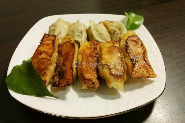 猪肉白菜锅贴的做法图解13