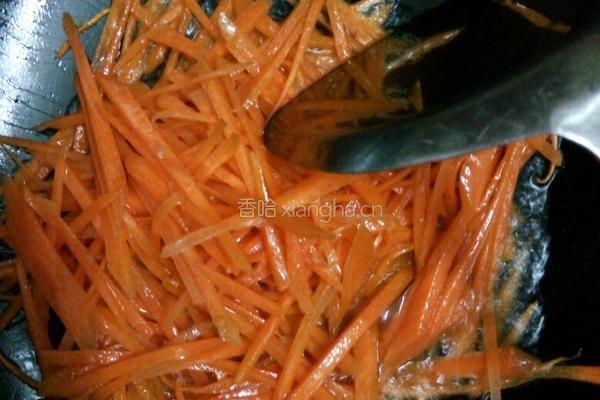蛋皮炒面的做法图解4