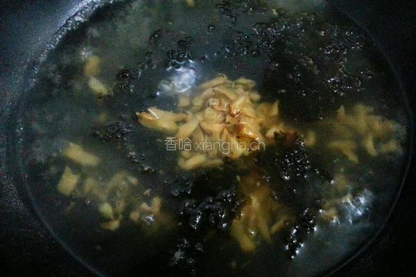 紫菜榨菜蛋花汤的做法图解6