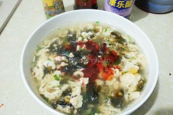 紫菜榨菜蛋花汤的做法图解9