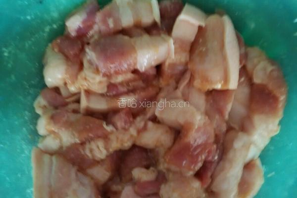 粉蒸五花肉的做法图解1