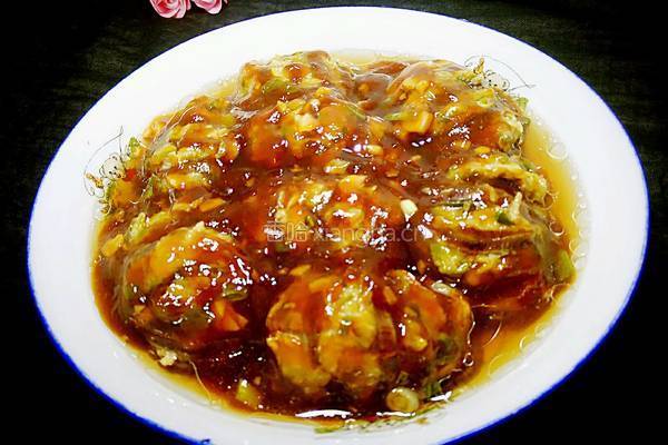 茄子塞肉的做法图解13