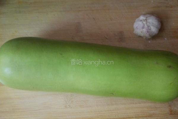 清炒瓠瓜的做法图解1