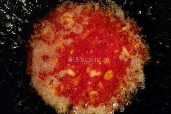 茄汁大虾的做法图解4