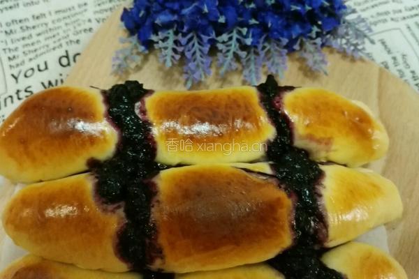 蓝莓果酱排包的做法图解8