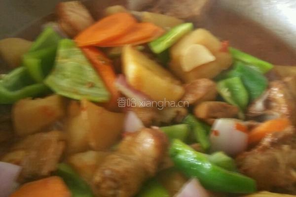 鸡腿炖时疏的做法图解7