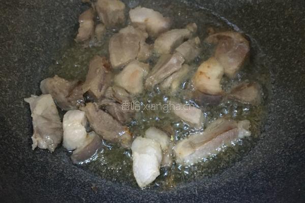 豆角土豆肉炖粉条的做法图解4