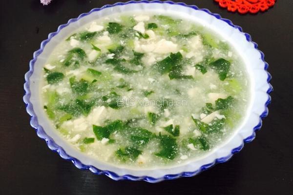 青菜豆腐羹的做法图解9