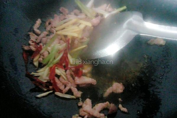土豆丝炒肉的做法图解5