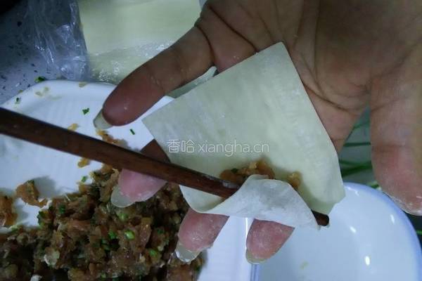 香炸馄饨的做法图解5