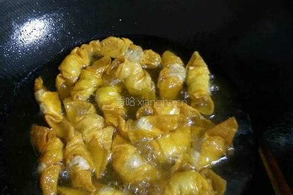香炸馄饨的做法图解12