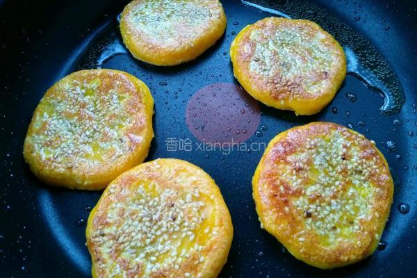 南瓜糯米饼的做法图解14
