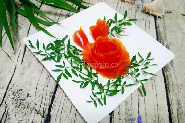 西红柿皮花的做法图解6